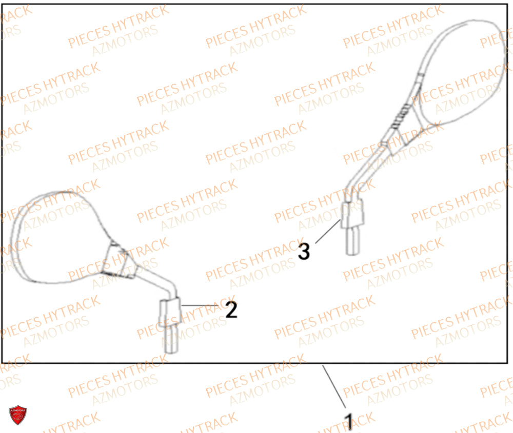 RETROVISEURS OPTION HYTRACK HY200X