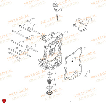 CARTER DROIT ORCAL ISCA 125 4T E5 2022