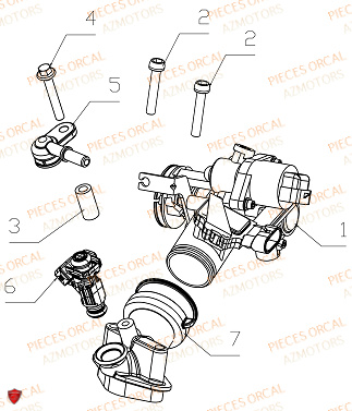 INJECTION ORCAL ISCA 125 4T E5 2022