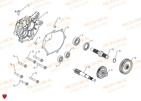 TRANSMISSION ORCAL ISCA 125 4T E5 2022