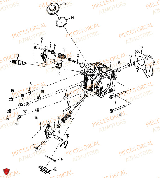 CULASSE ORCAL ISCA 50 4T E5 2022