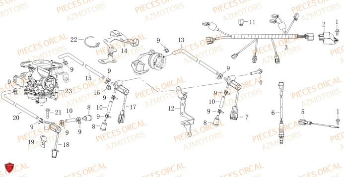 ELECTRICITE 2 pour ISCA 50 4T E5 2022