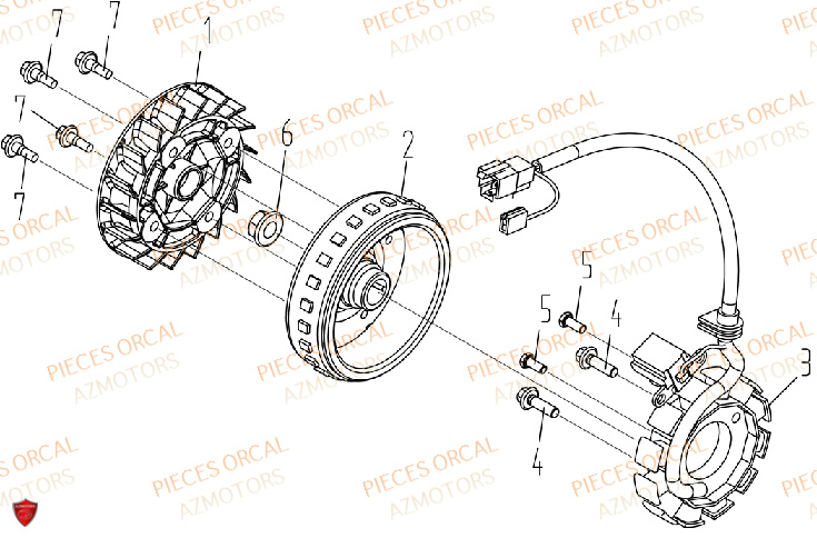 STATOR ORCAL ISCA 50 4T E5 2022