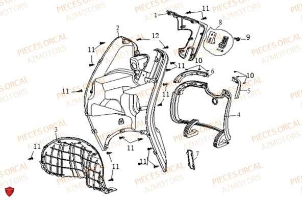 TABLIER ORCAL ISCA 50 4T E5 2022