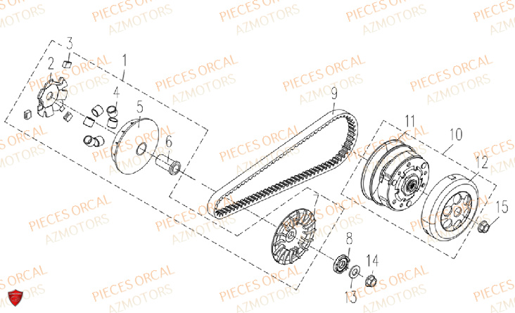 TRANSMISSION ORCAL ISCA 50 4T E5 2022