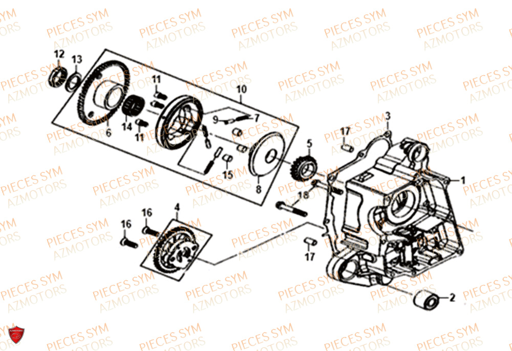 Pompe A Huile SYM Pièces JET-14 50 - XC05W1-EU (2019-2020)