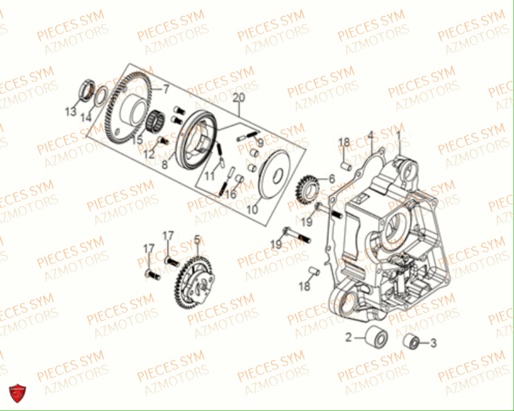 Pompe A Huile SYM Pièces JET-14 50 E5 - XC05W2-EU (2021)