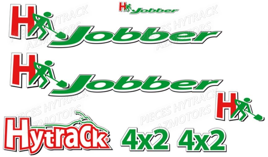 Autocollants HYTRACK Pièces Quad JOBBER 300 4x2/4x4
