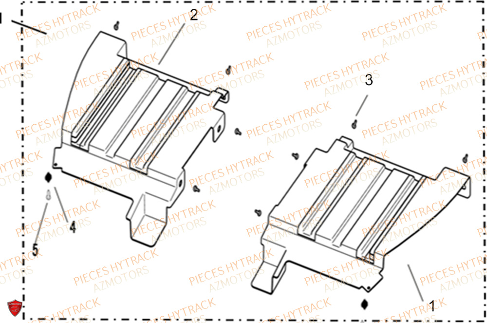 Protections Option HYTRACK Pieces SSV JOBBER 1100 DMAXX BASIC