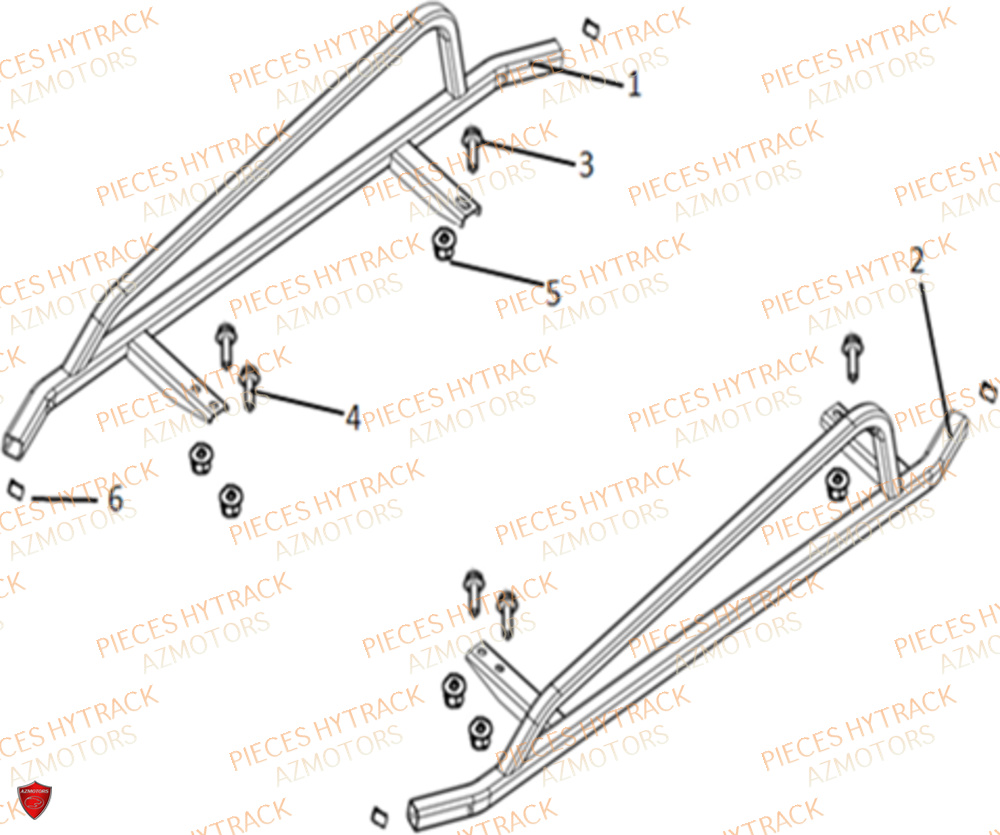 PROTECTIONS LATERALES OPTION HYTRACK JOBBER 1100 DMAXX FULL