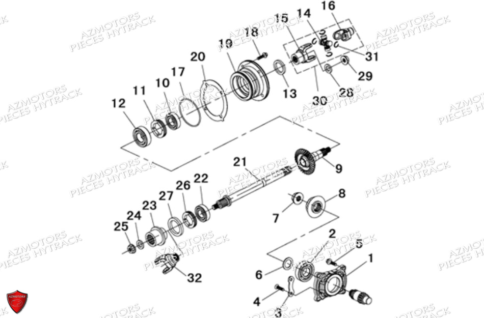 CARDAN HYTRACK JOBBER 700 AP 2012