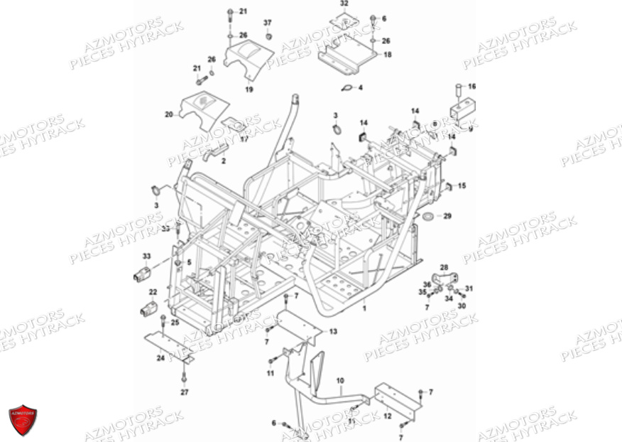 CHASSIS HYTRACK JOBBER 700 AP 2012