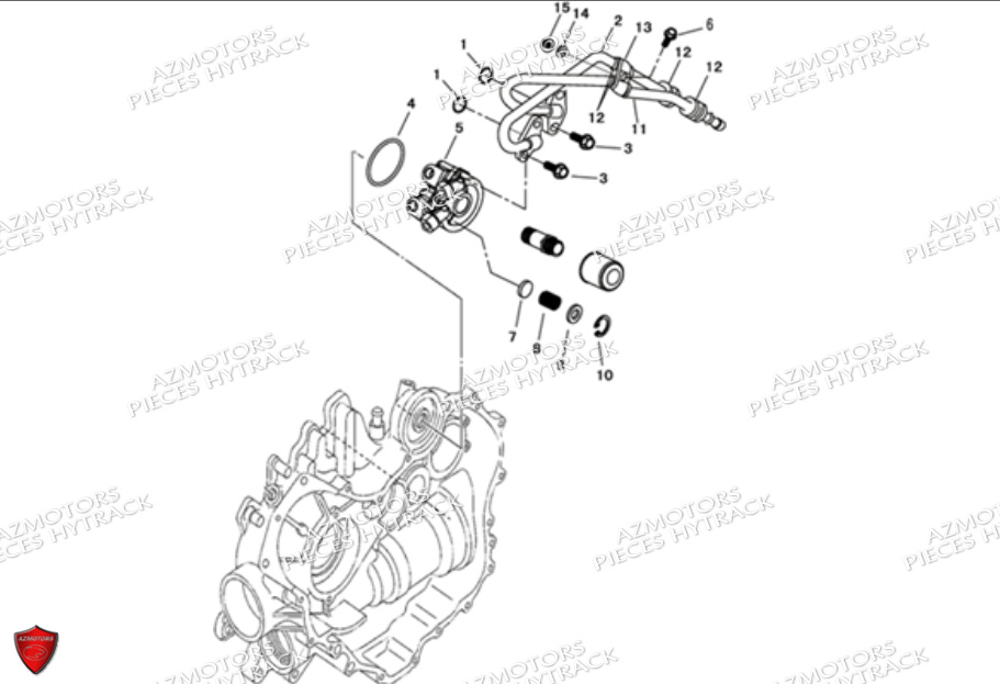 Filtration Huile HYTRACK Pièces JOBBER 700 4X4 AP 2012