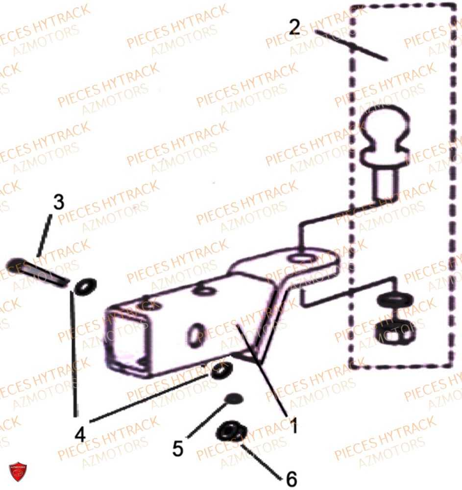 Attelage Option HYTRACK Pièces JOBBER EV5 ELECTRIQUE 2024 