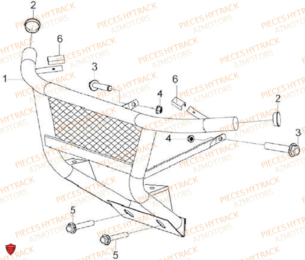 Pare Chocs Avant HYTRACK Pièces JOBBER EV5 ELECTRIQUE 2024 