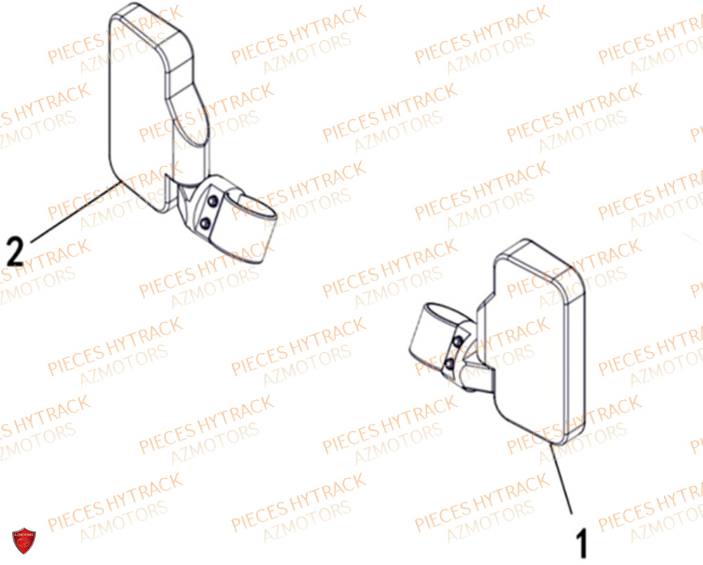 Retroviseurs HYTRACK Pièces JOBBER EV5 ELECTRIQUE 2024 