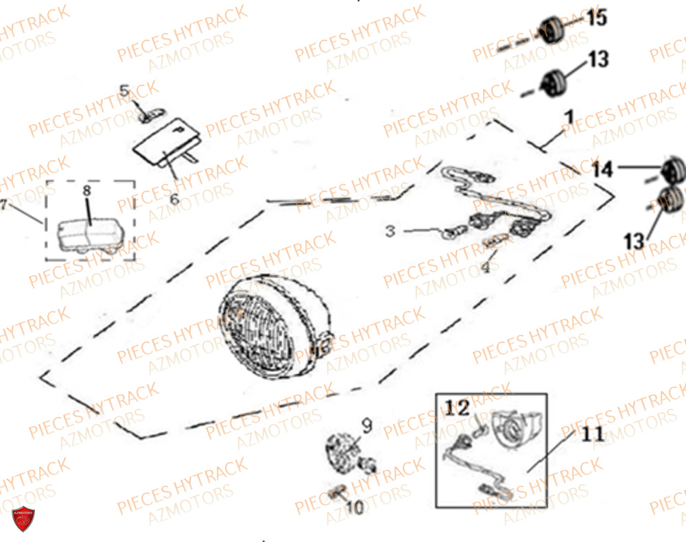 Eclairage HYTRACK Pièces JOBBER EV5 FULL ELECTRIQUE 2024