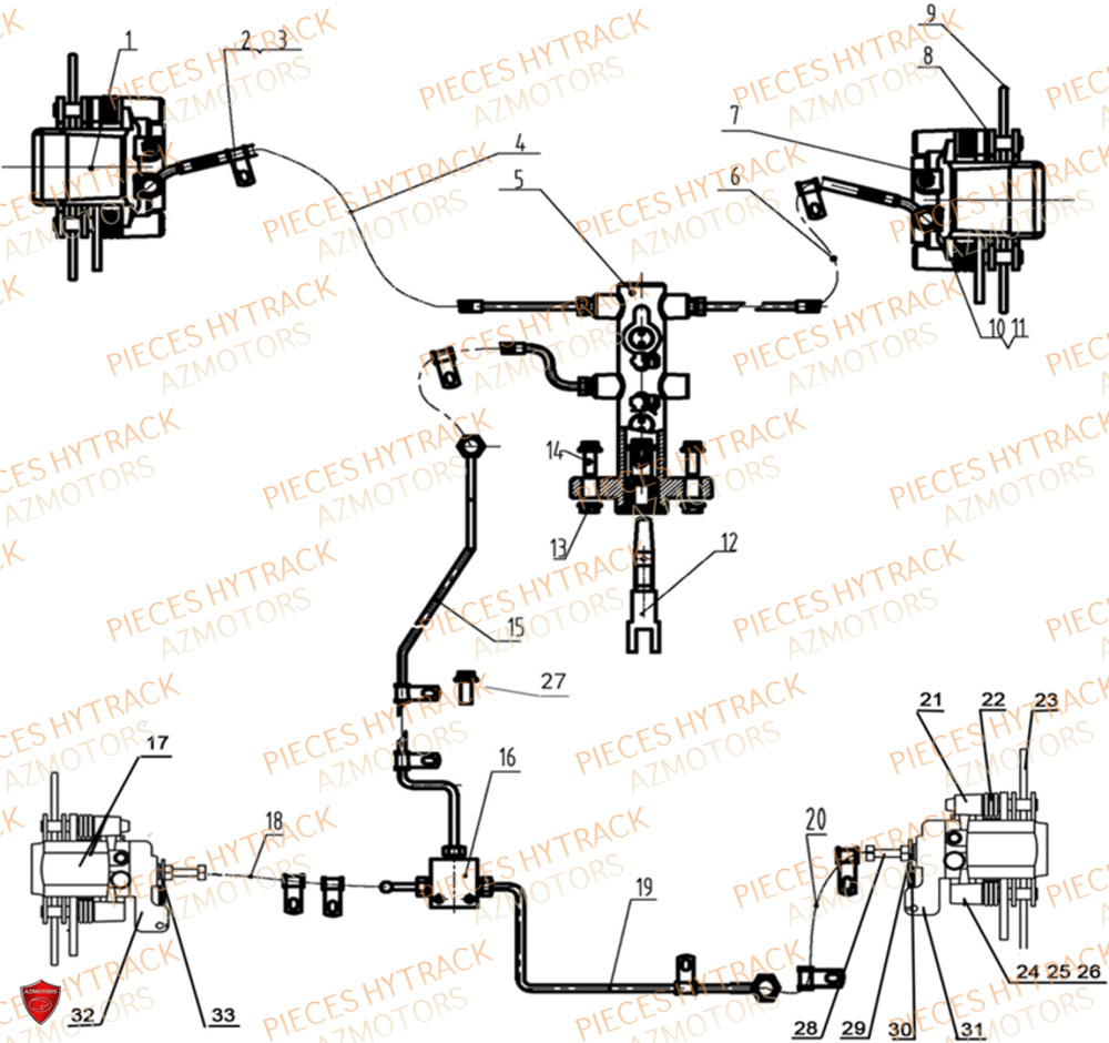 Ensemble De Frein HYTRACK Pièces JOBBER EV5 FULL ELECTRIQUE 2024