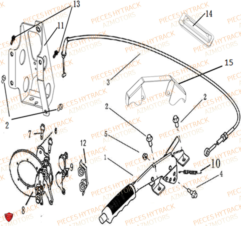 Frein De Parc HYTRACK Pièces JOBBER EV5 FULL ELECTRIQUE 2024