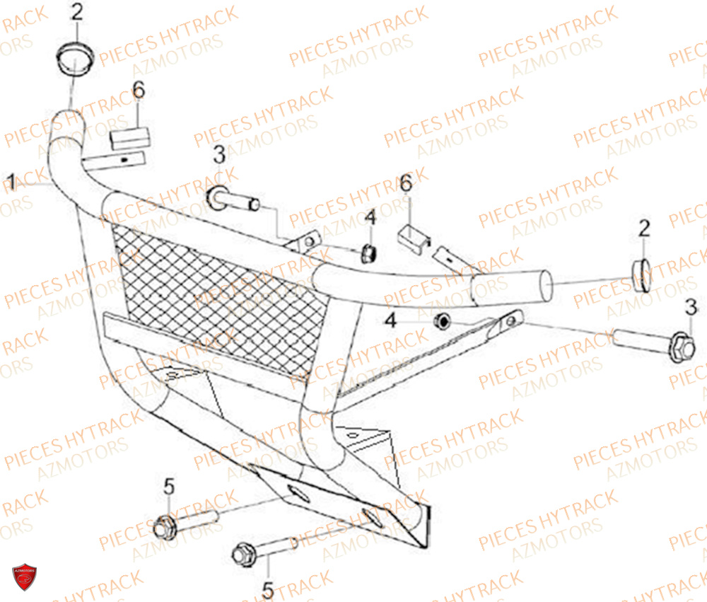 Pare Chocs Avant HYTRACK Pièces JOBBER EV5 FULL ELECTRIQUE 2024