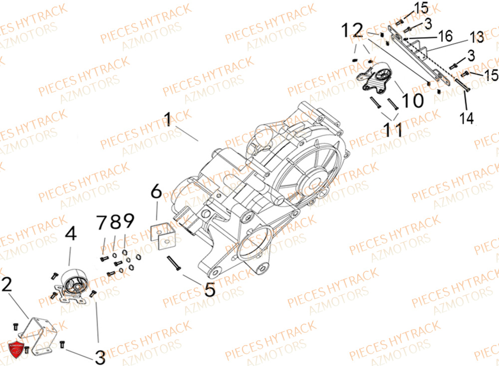 Pont Arriere HYTRACK Pièces JOBBER EV5 FULL ELECTRIQUE 2024