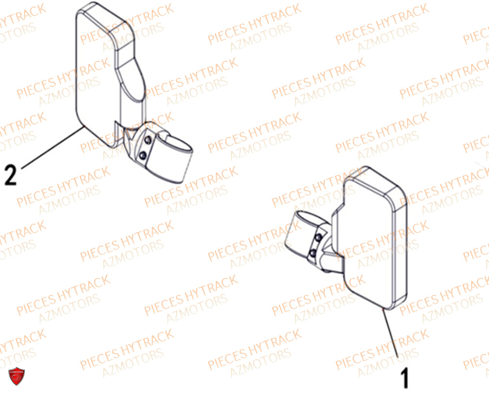 Retroviseurs HYTRACK Pièces JOBBER EV5 FULL ELECTRIQUE 2024