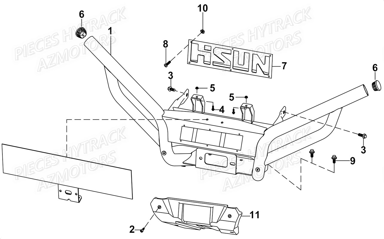 PARE CHOCS HYTRACK JOBBER EV5 MAXX