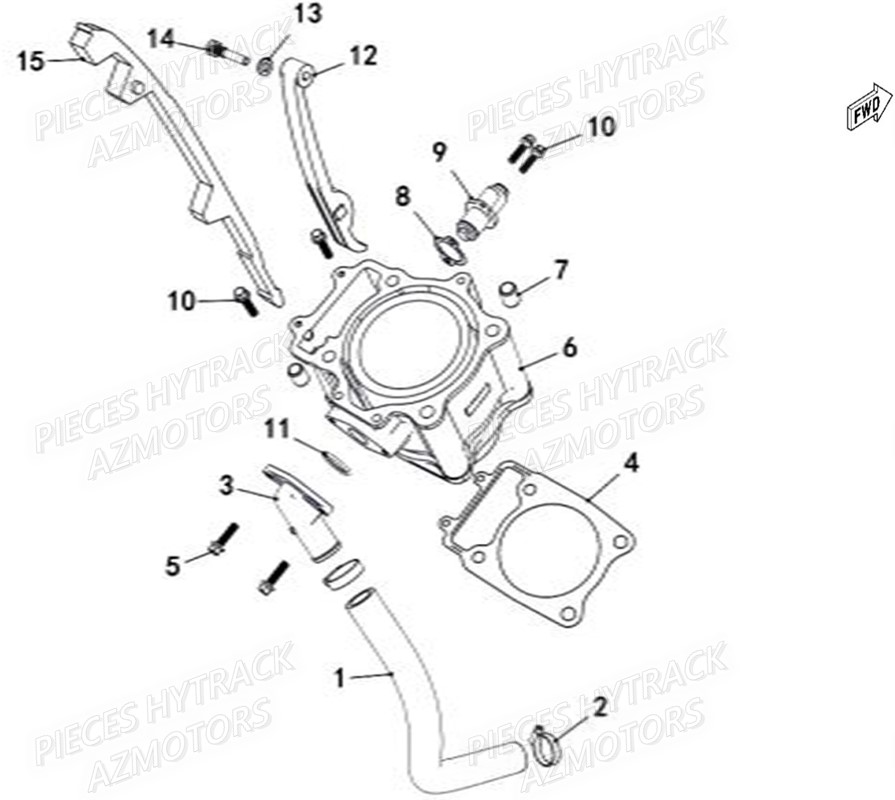 CYLINDRE pour JOBBER T-BOSS 500