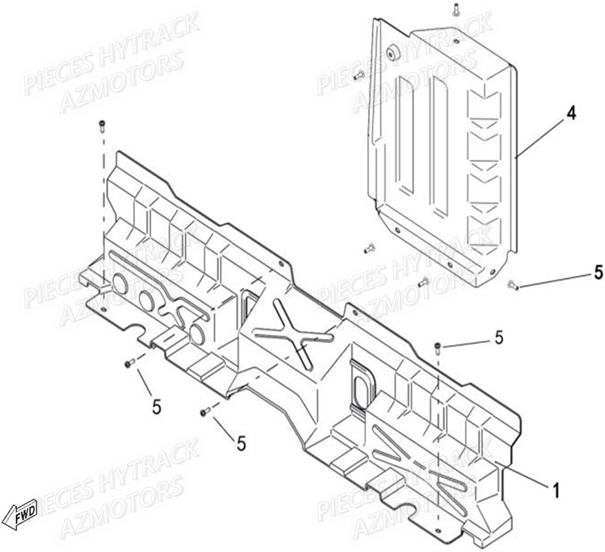 Protections Sieges Et Reservoir HYTRACK Pieces SSV JOBBER T-BOSS 500 EFI EURO 4