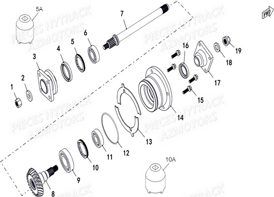 TRANSMISSION 2 HYTRACK JOBBER T BOSS 500