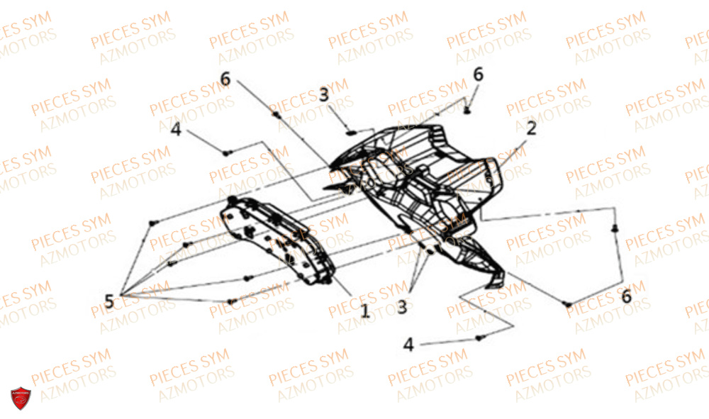 Compteur SYM Pièces JOYMAX Z 125 - LW12W1-EU (2019-2020)