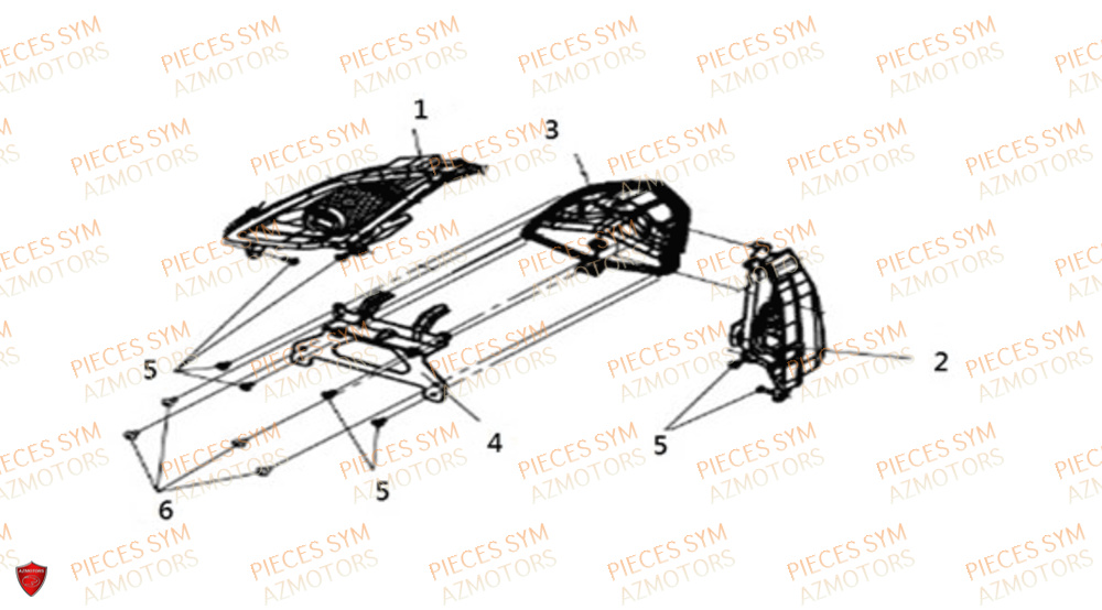 FEU ARRIERE SYM JOYMAX Z 125