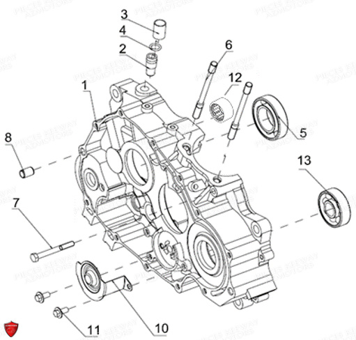 CARTER DROIT KEEWAY K LIGHT 125 E4