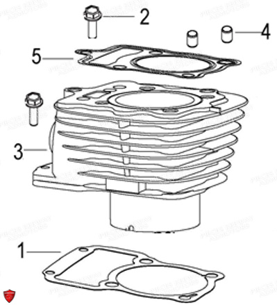 CYLINDRE KEEWAY K LIGHT 125 E4