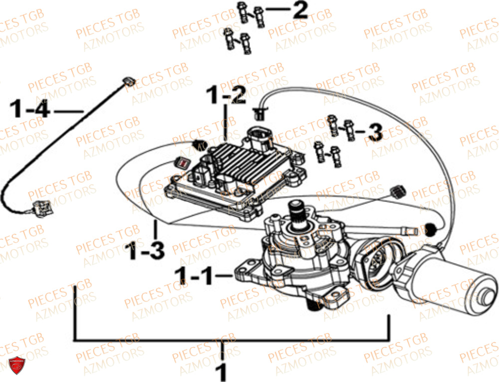 Direction Assistee  Pieces TGB UTV LANDMAX 1000