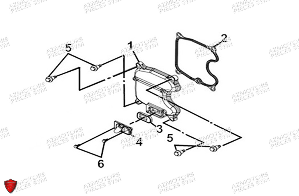 COUVRE CULASSE SYM MAXSYM GT 400 2024