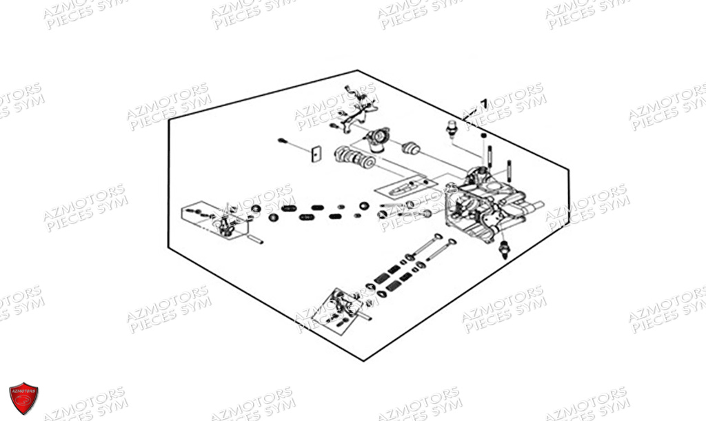 CULASSE COMPLETE SYM MAXSYM GT 400 2024