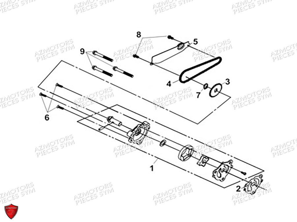 POMPE A HUILE SYM MAXSYM GT 400 2024