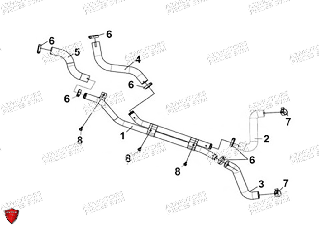 RADIATEUR DURITES SYM MAXSYM GT 400 2024