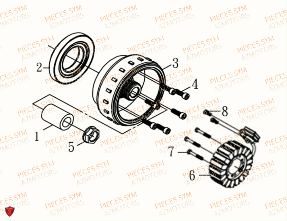 ALLUMAGE SYM MAXSYM TL 500 2019