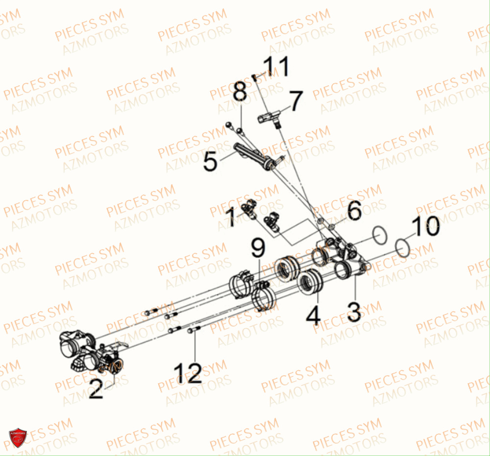 Injection SYM Pièces MAXSYM TL 500 - TL47W1-EU (2019)