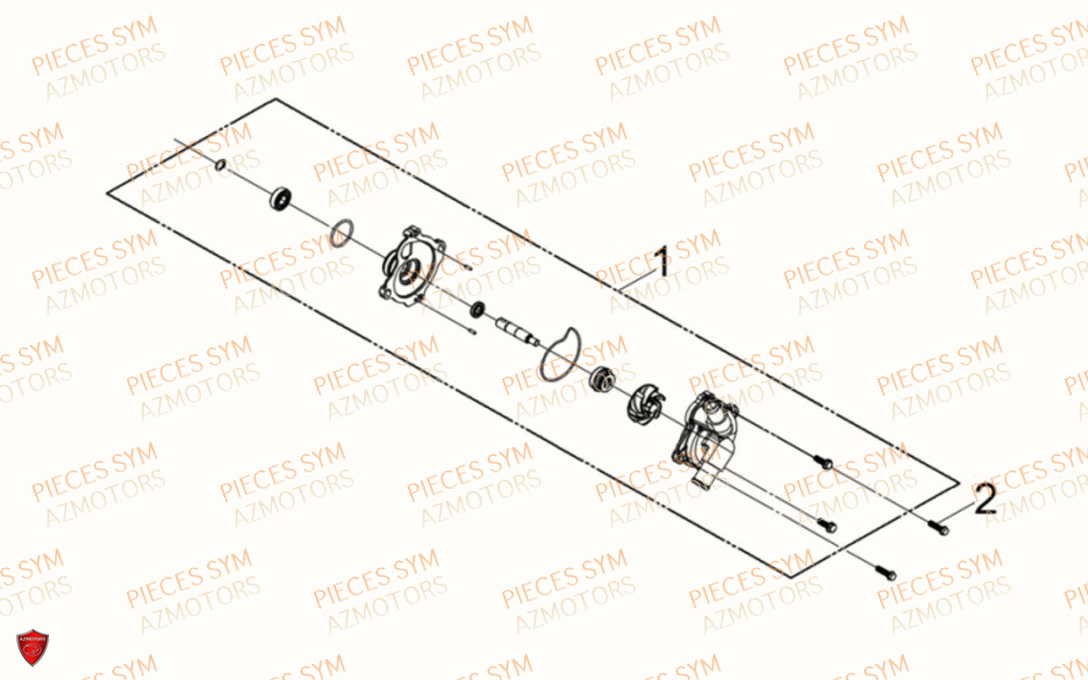 POMPE A EAU SYM MAXSYM TL 500 2019