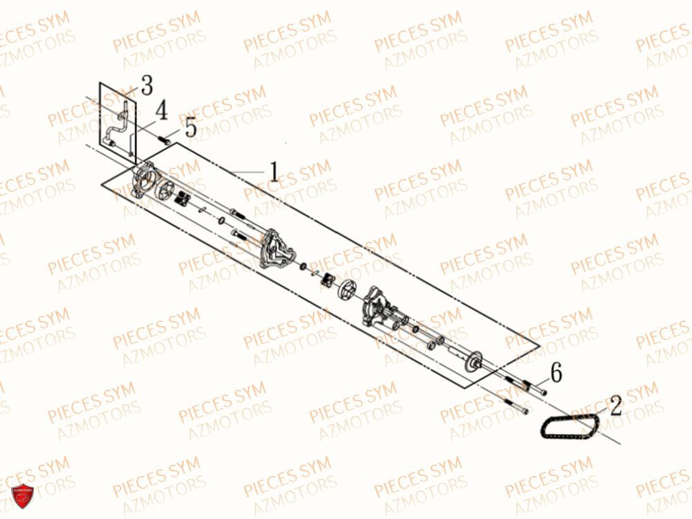 Pompe A Huile SYM Pièces MAXSYM TL 500 - TL47W1-EU (2019)