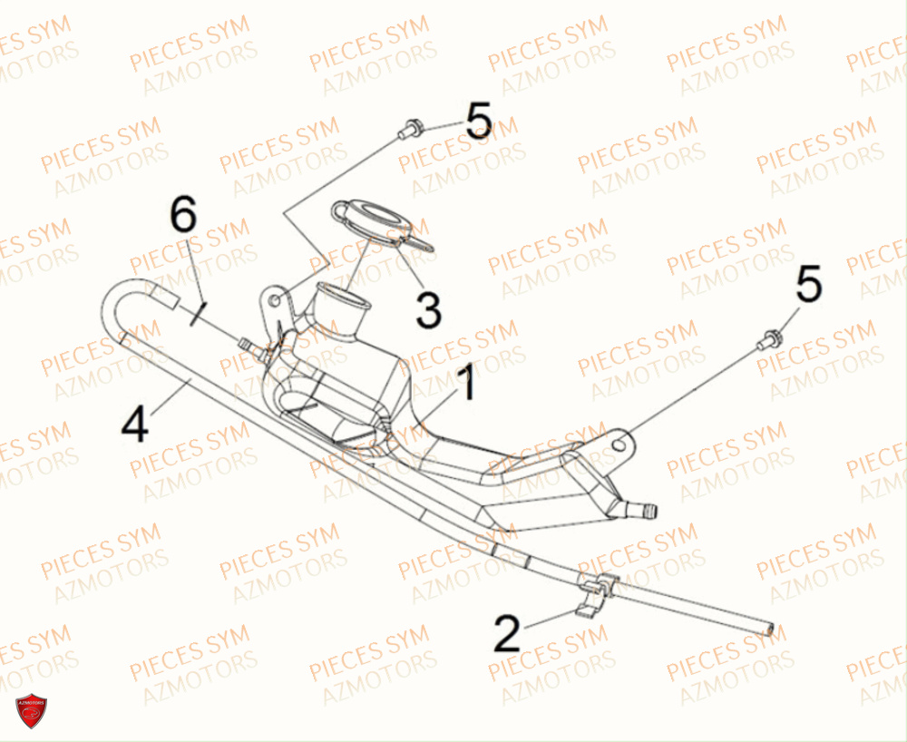 VASE D EXPANSION SYM MAXSYM TL 500 2019