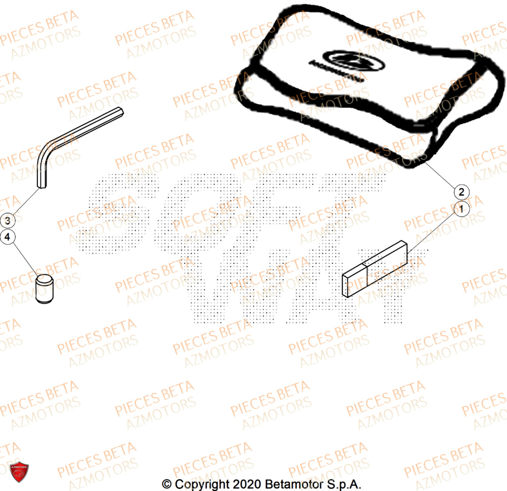 Outils BETA Pièces BETA MOTARD RR 125 4T R 2025