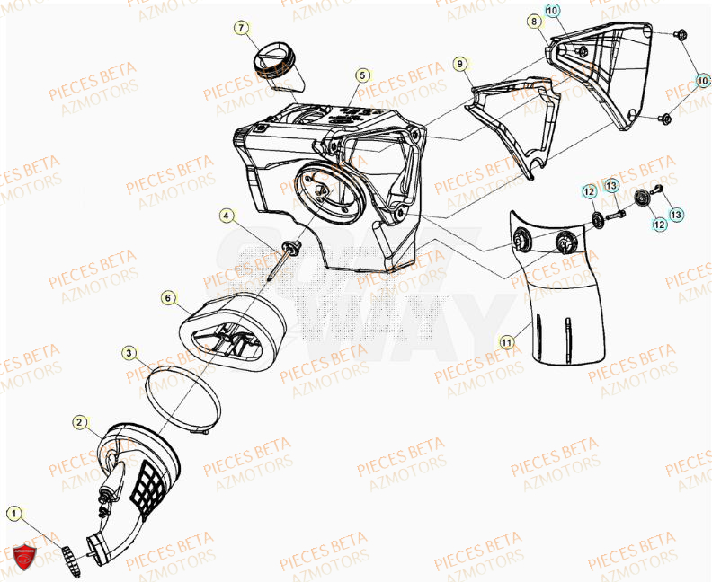 Filtre A Air BETA BETA Motard SPORT 2T 50 2023