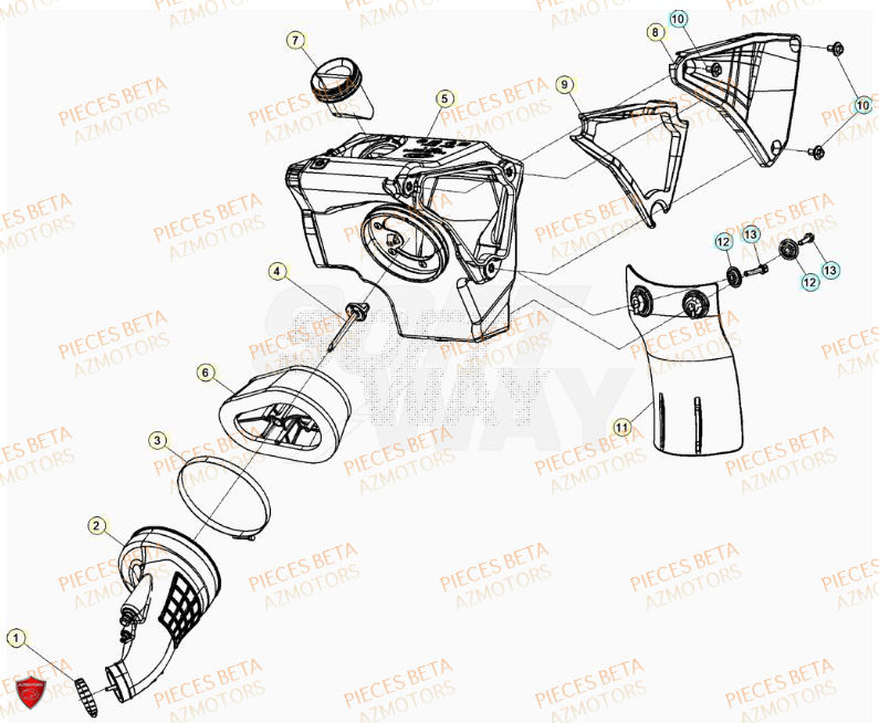 Filtre A Air BETA BETA Motard TRACK 2T 50 2023