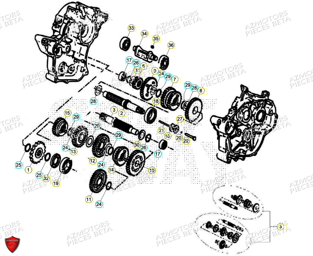 Boite A Vitesses BETA BETA Motard TRACK BLUE 2T 50 2024
