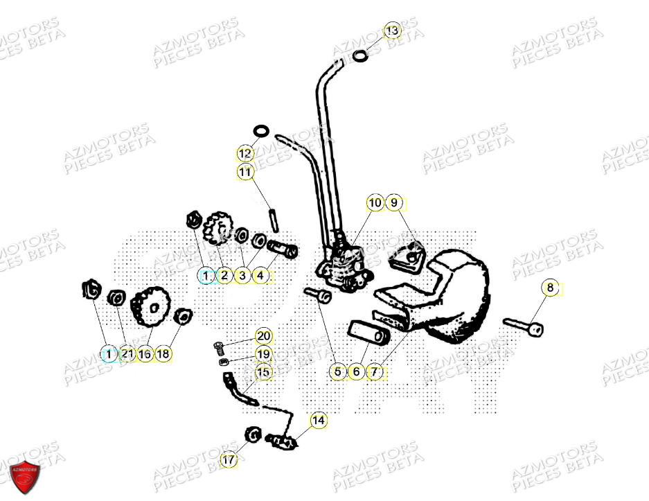 Pompe A Huile BETA BETA Motard TRACK BLUE 2T 50 2024
