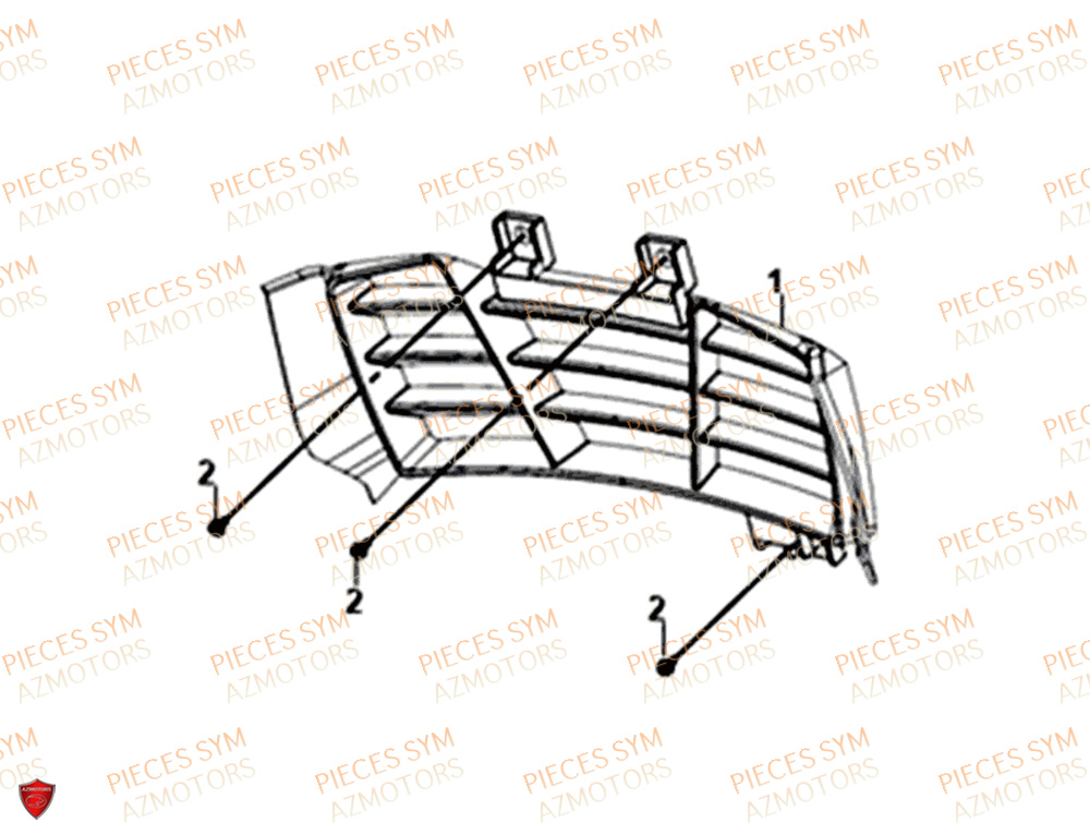 Guide Vent SYM Pièces NH-T 125I - MG12B1-EU (2019)